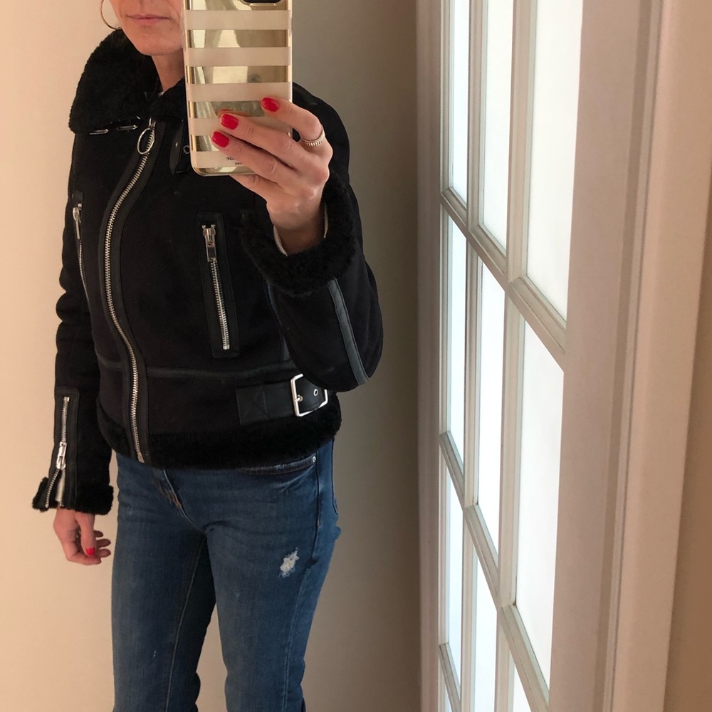❌SOLD ❌Zara | Suede style Aviator jacket🤩 - Picture 13 of 13